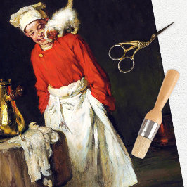 Papel de tejidos de Chef Vintage