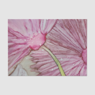 Papel de tejidos de colección de flores