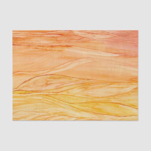 Papel de tejidos de colección de flores frescas (Anverso)