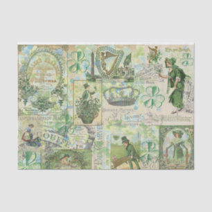Papel de tejidos de colección irlandés