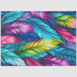 Papel de tejidos de color acuático colorido