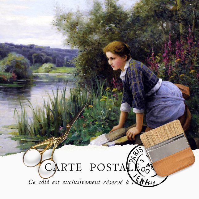 Papel de tejidos de decoración de lavado francés p (Subido por el creador)