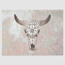 Papel de tejidos de descomposición de cráneo de va