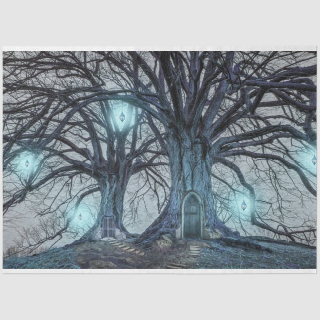 Papel de tejidos de descomposición forestal de la  (Anverso)