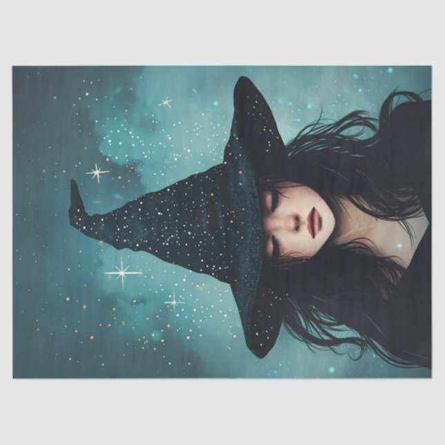 Papel de tejidos de desconchado de bruja nocturna  (Anverso)