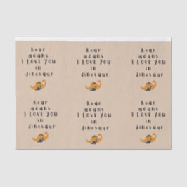 Papel de tejidos de Dino