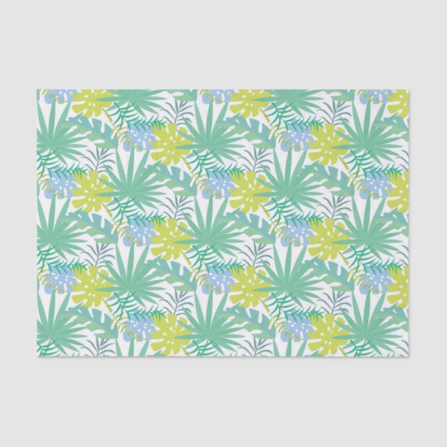 Papel de tejidos de diseño tropical (Anverso)