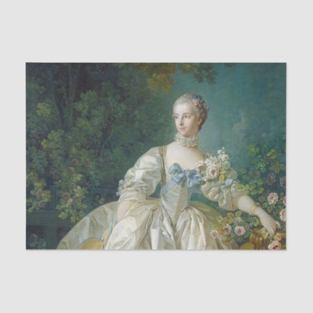 Papel de tejidos de estilo antoineta vintage (Anverso)