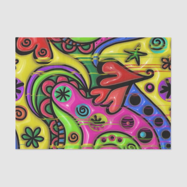 Papel de tejidos de estilo Santa Fe (Anverso)