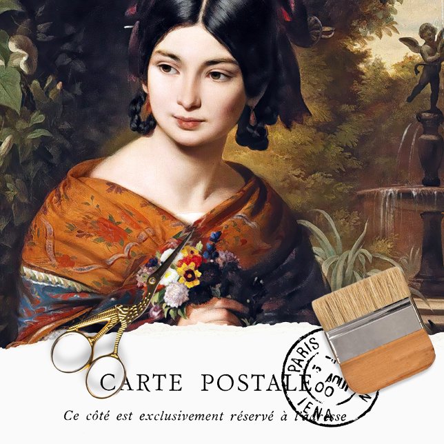 Papel de tejidos de flores de cosecha (Subido por el creador)