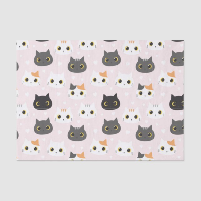 Papel de tejidos de gatos (Anverso)
