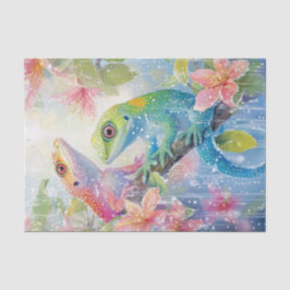 Papel de tejidos de Geckos