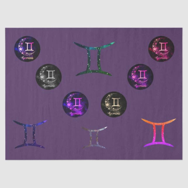 Papel de tejidos de Gemini (Anverso)