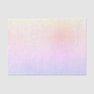 Papel de tejidos de gradiente de arcoiris rosado e