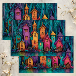 PAPEL DE TEJIDOS DE LA DECORACIÓN DE LA LOCALIDAD