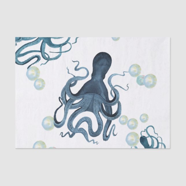 Papel de tejidos de la familia Octopus (Anverso)