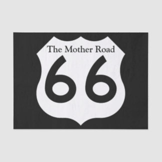 Papel de tejidos de la ruta 66 de Estados Unidos