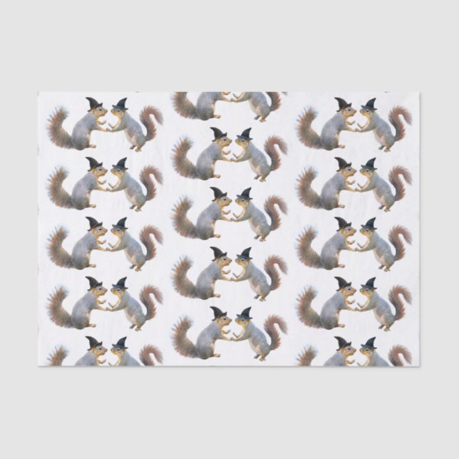 Papel de tejidos de las ardillas de bruja (Anverso)