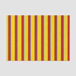 Papel de tejidos de las bandas rojas de los cohete