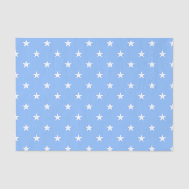 Papel de tejidos de las estrellas azules (Anverso)