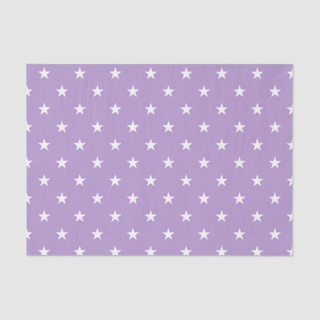 Papel de tejidos de las estrellas moradas (Anverso)