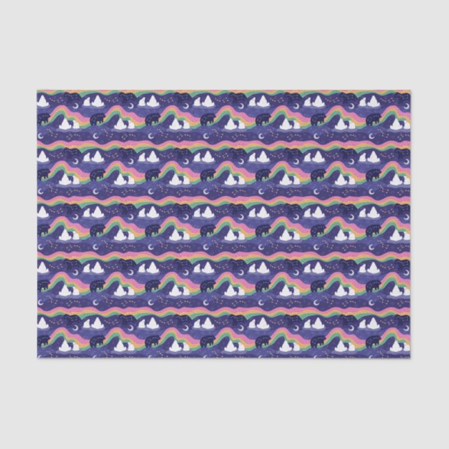 Papel de tejidos de las luces del norte (Anverso)