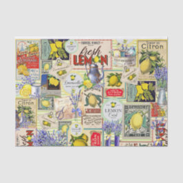 Papel de tejidos de lavanda