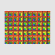 Papel de tejidos de los bloques de arcoiris