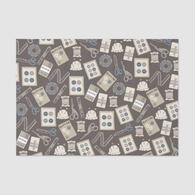 Papel de tejidos de los suministros de costura (Anverso)