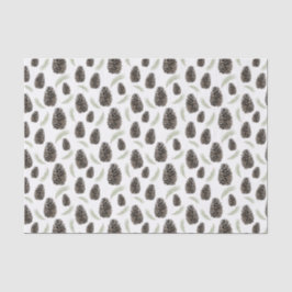 Papel de tejidos de los tonos de pino y las agujas