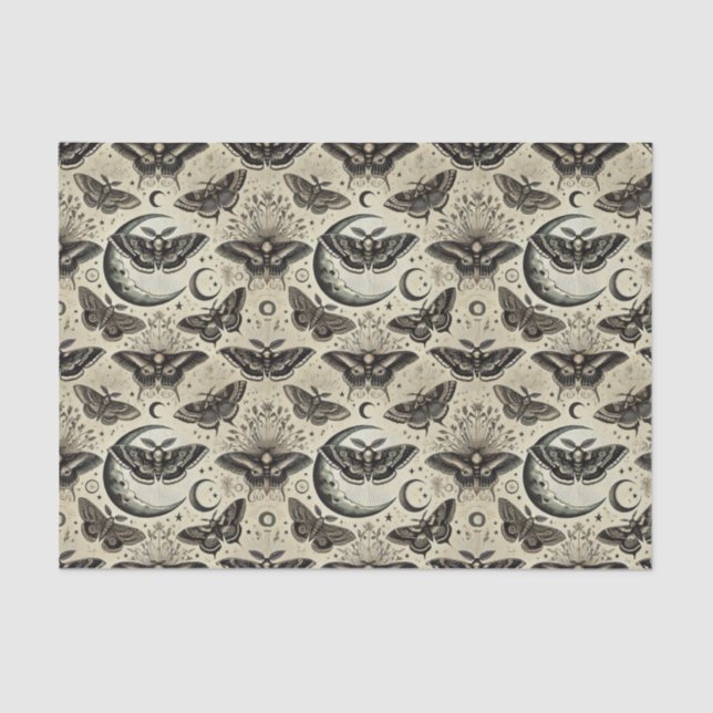 Papel de tejidos de Luna | Elegante inspirado en l (Anverso)