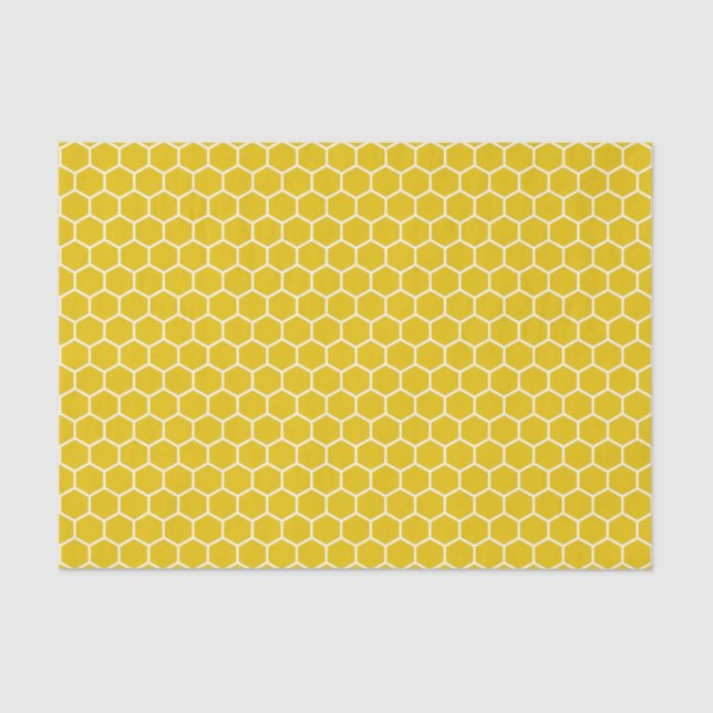 Papel de tejidos de mimbre amarillo oscuro (Anverso)