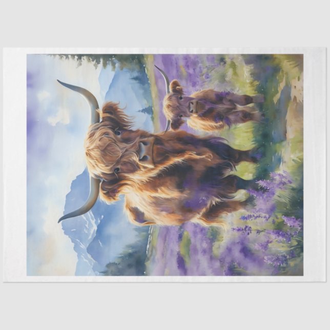 Papel de tejidos de montaña (Anverso)