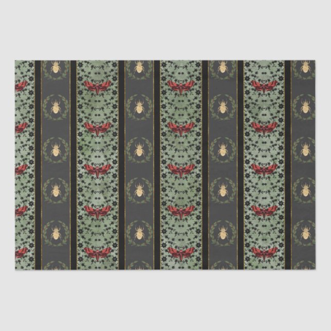 Papel de tejidos de Navidades aterradores (Anverso)