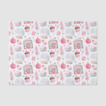 Papel de tejidos de Navidades de acuarela de menta