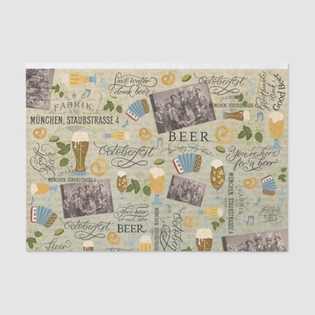 Papel de tejidos de Oktoberfest (Anverso)