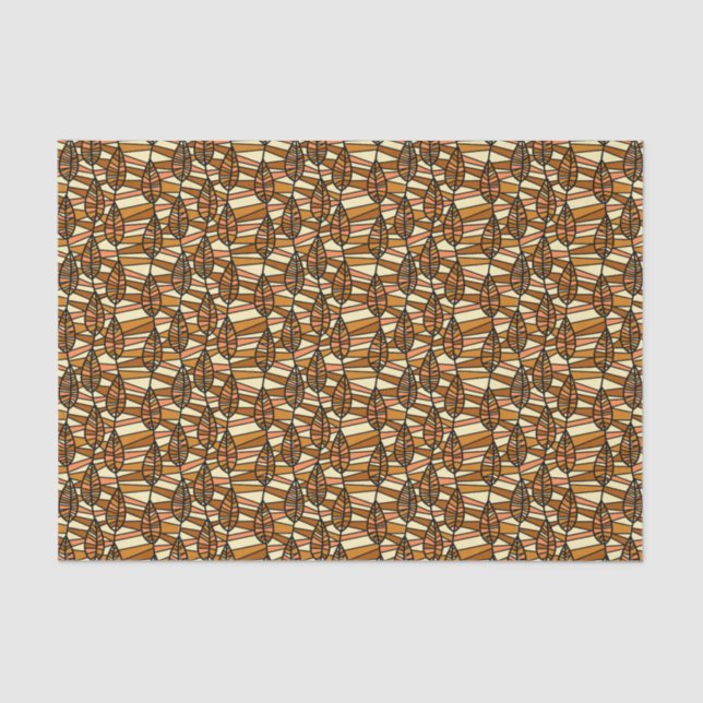 Papel de tejidos de otoño retro (Anverso)