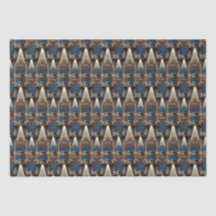 Papel de tejidos de OVNI Art Deco