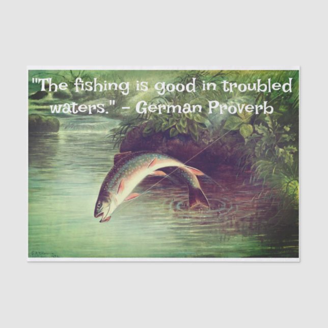 Papel de tejidos de pesca (Anverso)