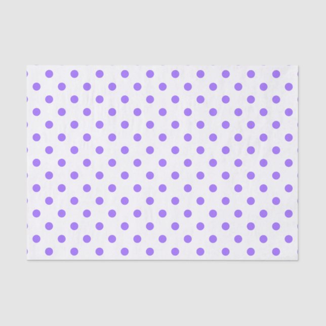 Papel de tejidos de polkadots puros y blancos (Anverso)
