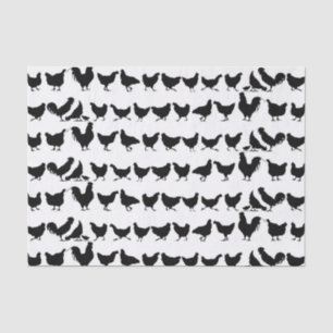 Papel de tejidos de pollo o papel de descomposició