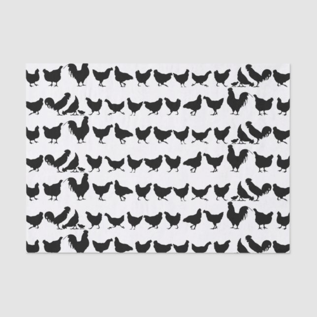 Papel de tejidos de pollo o papel de descomposició (Anverso)