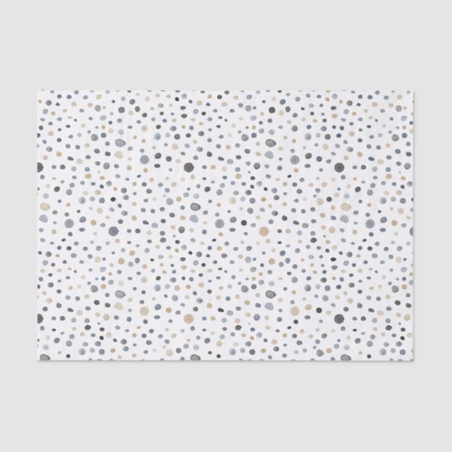 Papel de tejidos de puntos de acuarela de lars con (Anverso)