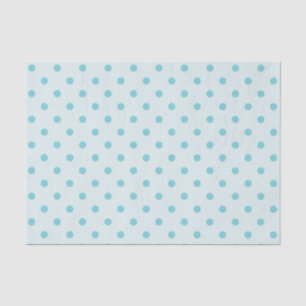 Papel de tejidos de puntos de polka azul y azul me