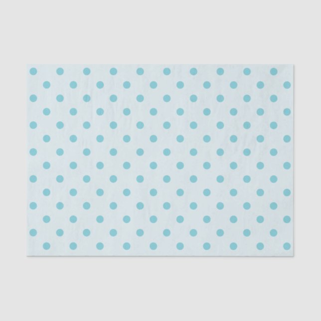 Papel de tejidos de puntos de polka azul y azul me (Anverso)