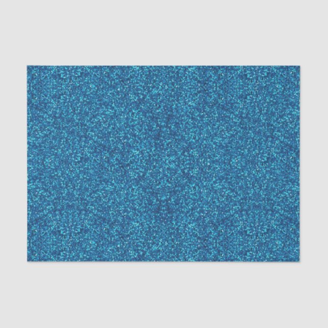 Papel de tejidos de Purpurina azul (Anverso)