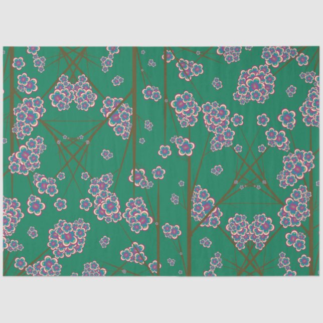 Papel de tejidos de ramas peculiares (Anverso)