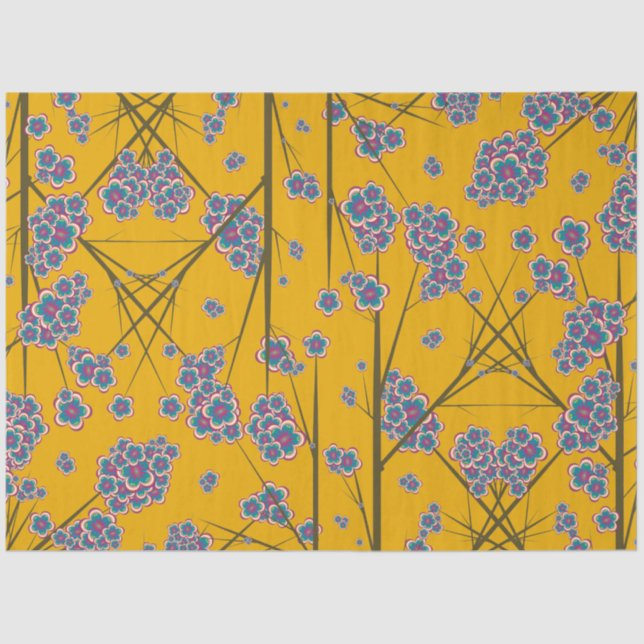 Papel de tejidos de ramas peculiares (Anverso)