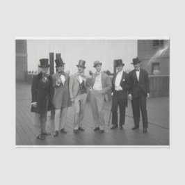 Papel de tejidos de sombreros antiguos de los años