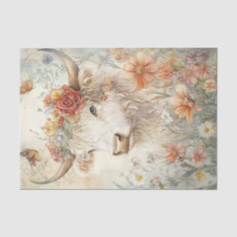 Papel de tejidos de vaca Highland